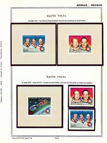 page _810_U_ de album collection espace de timbres