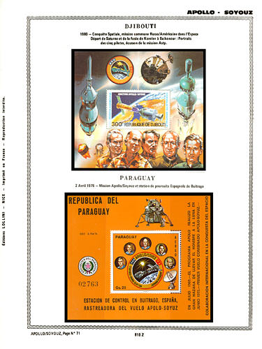 page _810_Z_ de album collection espace de timbres