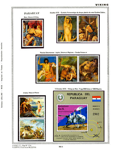 page number _864_A_ from album espace to collect stamps