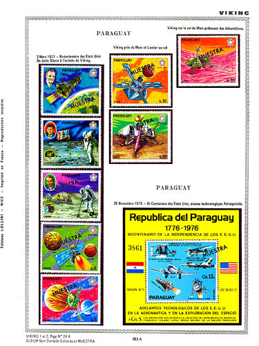 page number _865_A_ from album espace to collect stamps