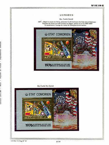 page number _872_M_ from album espace to collect stamps