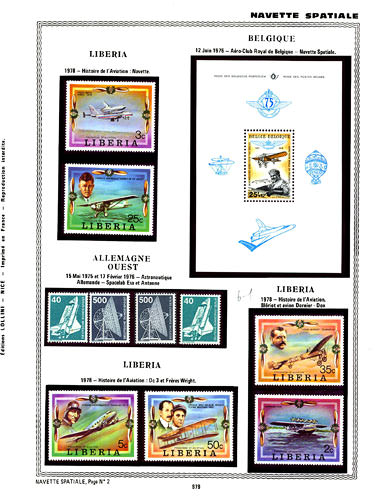 page _878__ de album collection espace de timbres