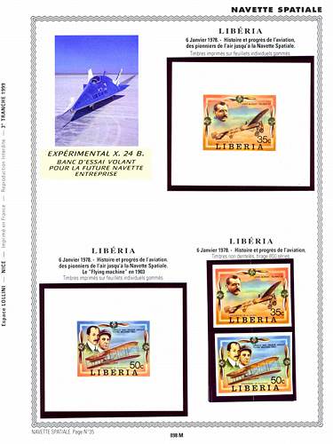 page number _898_M_ from album espace to collect stamps