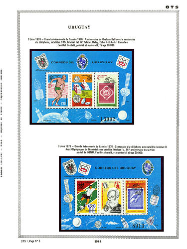 page number _906_B_ from album espace to collect stamps