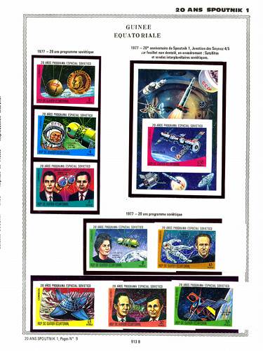 page number _913_B_ from album espace to collect stamps
