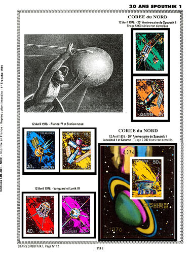 page number _913_E_ from album espace to collect stamps