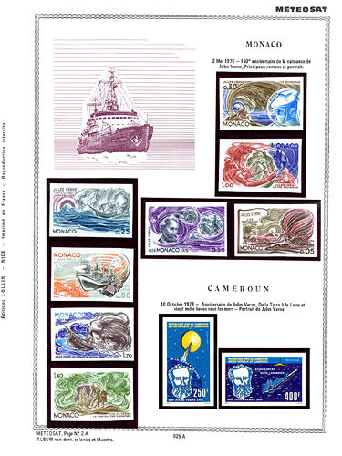 page number _925_A_ from album espace to collect stamps