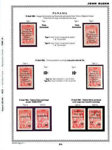 page number _92_A_ from album espace to collect stamps