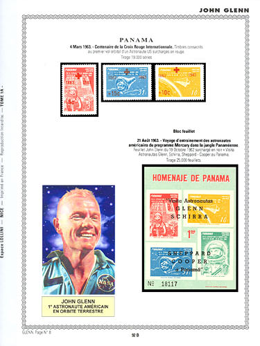 page number _92_B_ from album espace to collect stamps