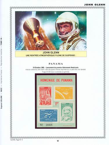 page number _92__ from album espace to collect stamps