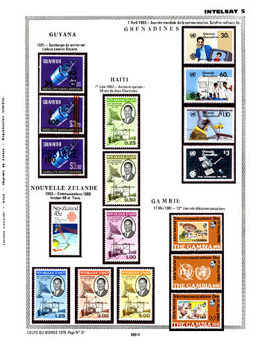 page number _969_H_ from album espace to collect stamps