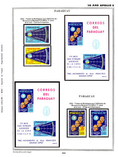 page number _984_B_ from album espace to collect stamps