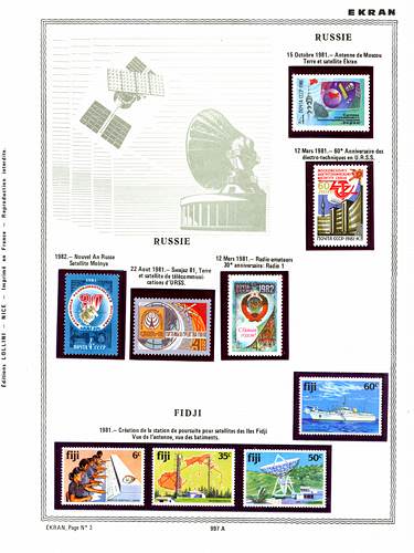 page number _997_A_ from album espace to collect stamps