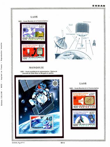 page number _997_B_ from album espace to collect stamps