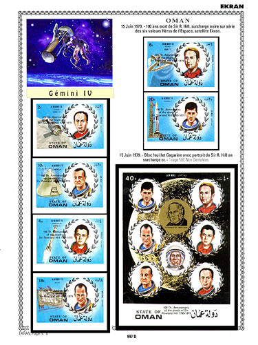 page number _997_D_ from album espace to collect stamps