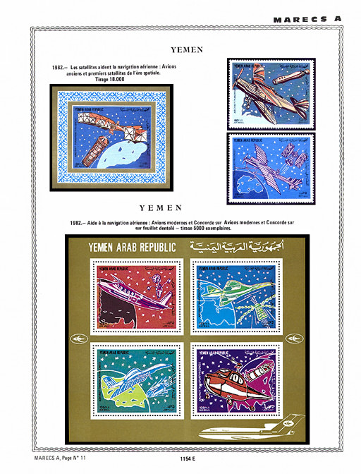page _1154_E_ from album collection espace of stamps
