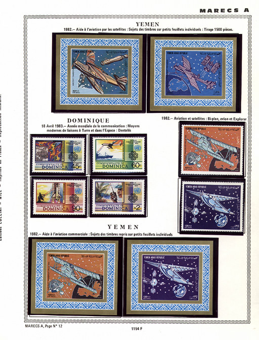 page _1154_F_ from album collection espace of stamps
