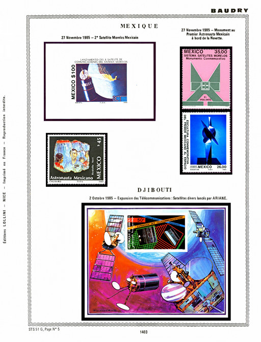 page _1403__ from album collection espace of stamps