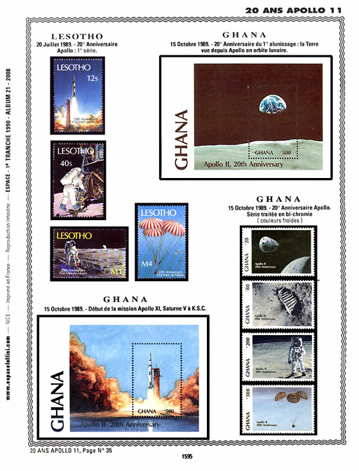 page _1595__ from album collection espace of stamps