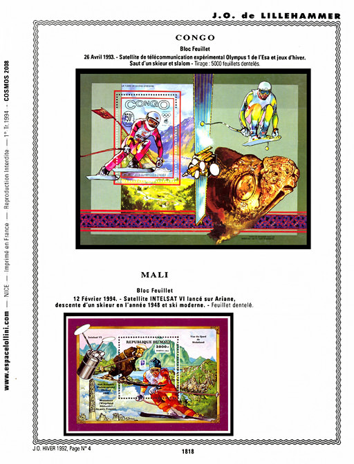 page _1818__ from album collection espace of stamps