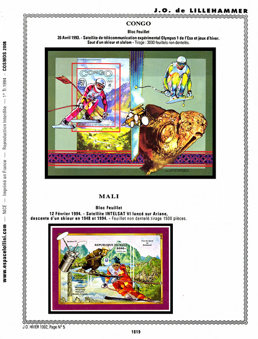 page _1819__ from album collection espace of stamps