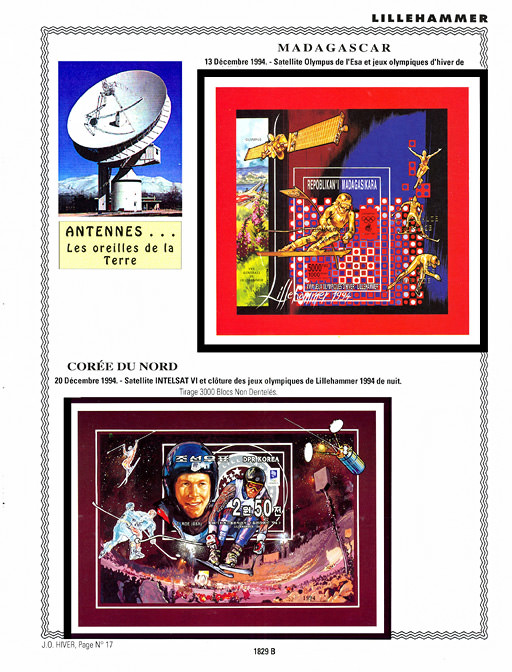 page _1829_B_ from album collection espace of stamps