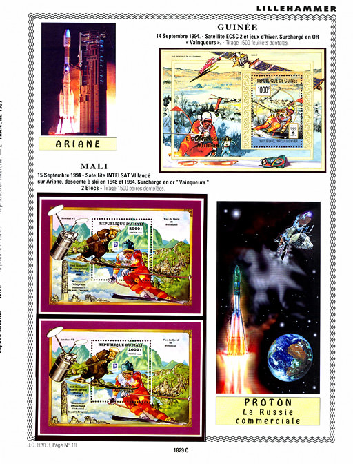 page _1829_C_ from album collection espace of stamps