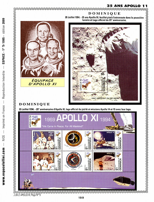 page _1849__ from album collection espace of stamps