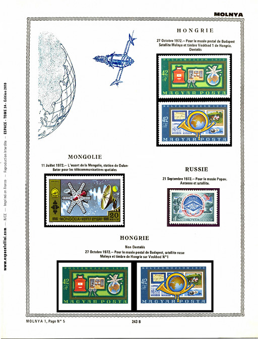 page _243_B_ from album collection espace of stamps