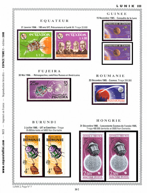 page _36_C_ from album collection espace of stamps