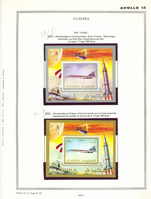 page _523_F_ from album collection espace of stamps