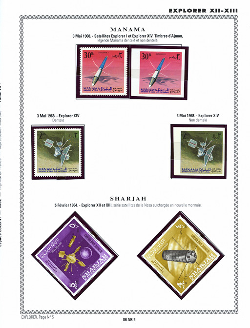page _86_AB_5 de album collection espace de timbres