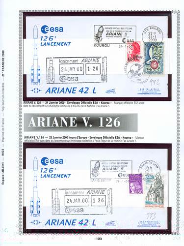 page kourou_1093__ de album collection kourou de timbres