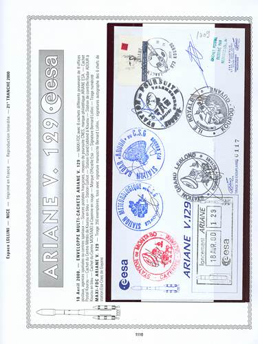 page kourou_1110__ de album collection kourou de timbres