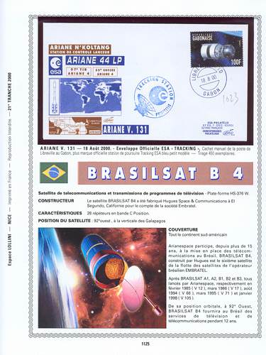 page kourou_1125__ de album collection kourou de timbres