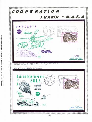 page kourou_118__ de album collection kourou de timbres