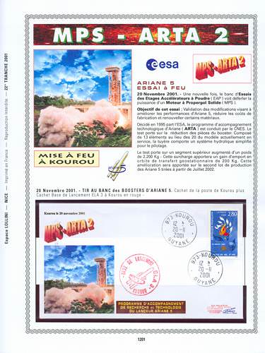 page kourou_1201__ de album collection kourou de timbres
