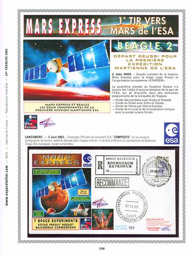 page kourou_1294__ de album collection kourou de timbres