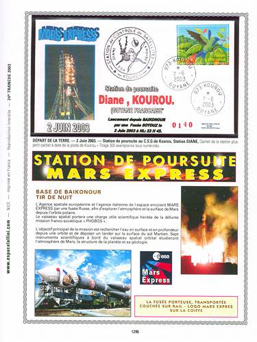 page kourou_1295__ de album collection kourou de timbres