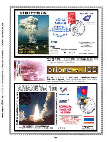 page number kourou_1384__ from album kourou to collect stamps