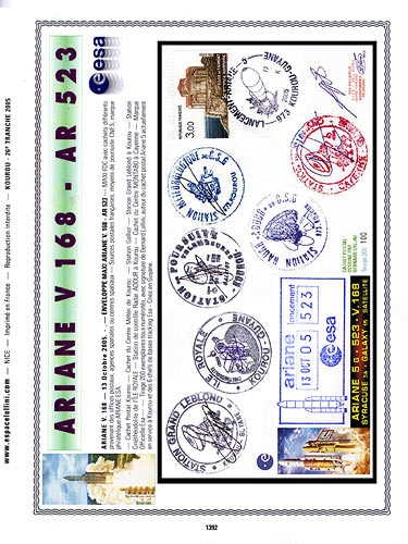 page number kourou_1392__ from album kourou to collect stamps