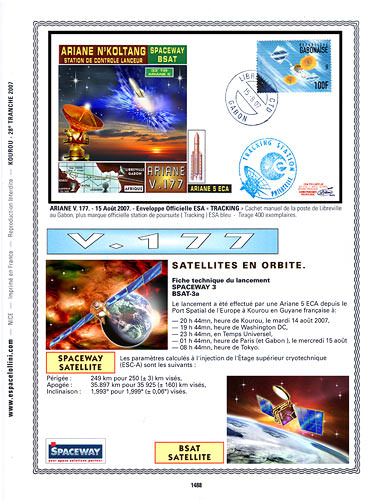 page kourou_1488__ de album collection kourou de timbres