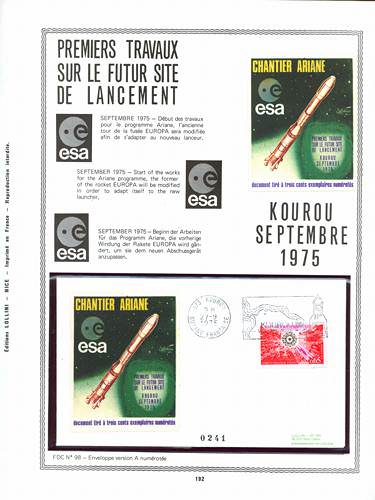 page kourou_192__ de album collection kourou de timbres