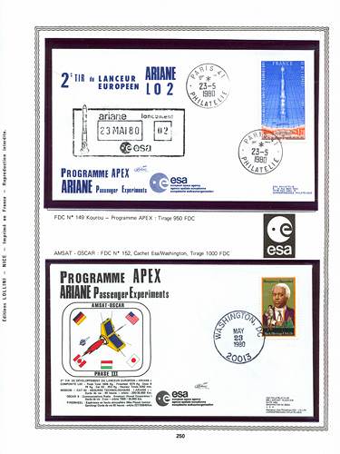 page kourou_250__ de album collection kourou de timbres