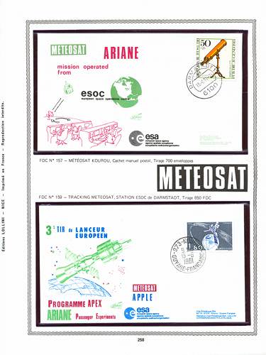 page kourou_258__ de album collection kourou de timbres