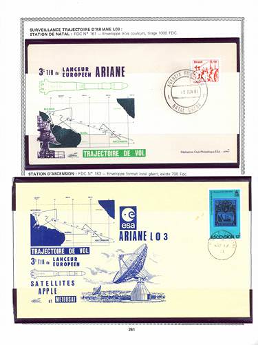 page kourou_261__ de album collection kourou de timbres