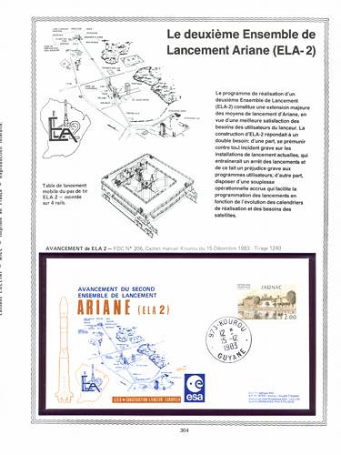 page kourou_304__ de album collection kourou de timbres