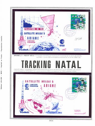 page kourou_312_A_ de album collection kourou de timbres