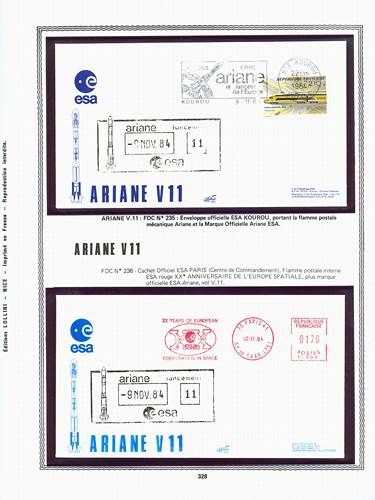 page kourou_328__ de album collection kourou de timbres