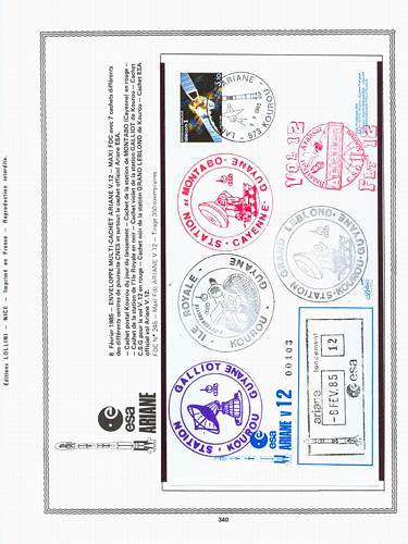 page kourou_340__ de album collection kourou de timbres